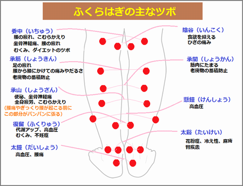 ふくらはぎのツボ ダイエット De 女子力up